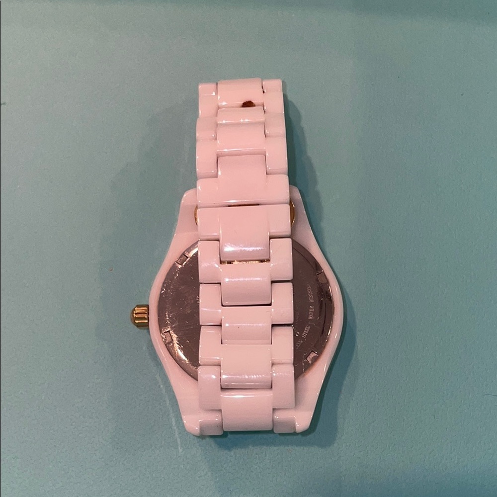 Juicy Couture Gold and White Watch with Crystal Bezel - Picture 2 of 2
